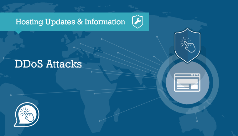 DDoS Attacks article header - SiteBites Blog - Hosting Updates and Info