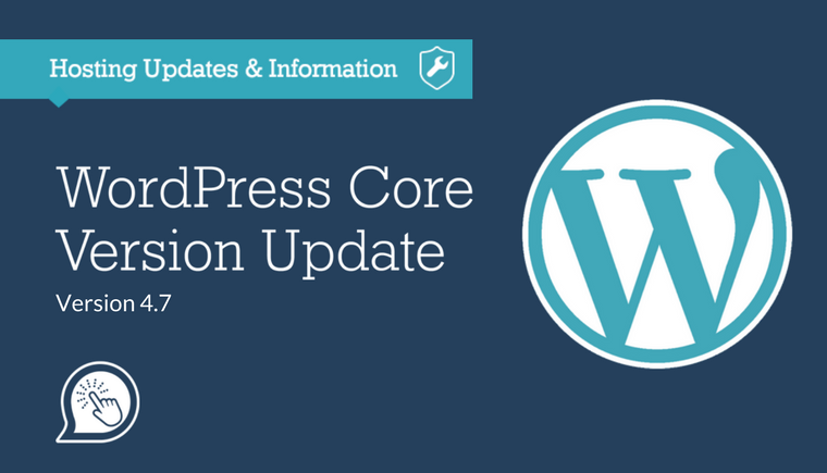 Blog header for post: WordPress core version upgrade to 4.7 "Vaughan" in 2017 - SiteBites